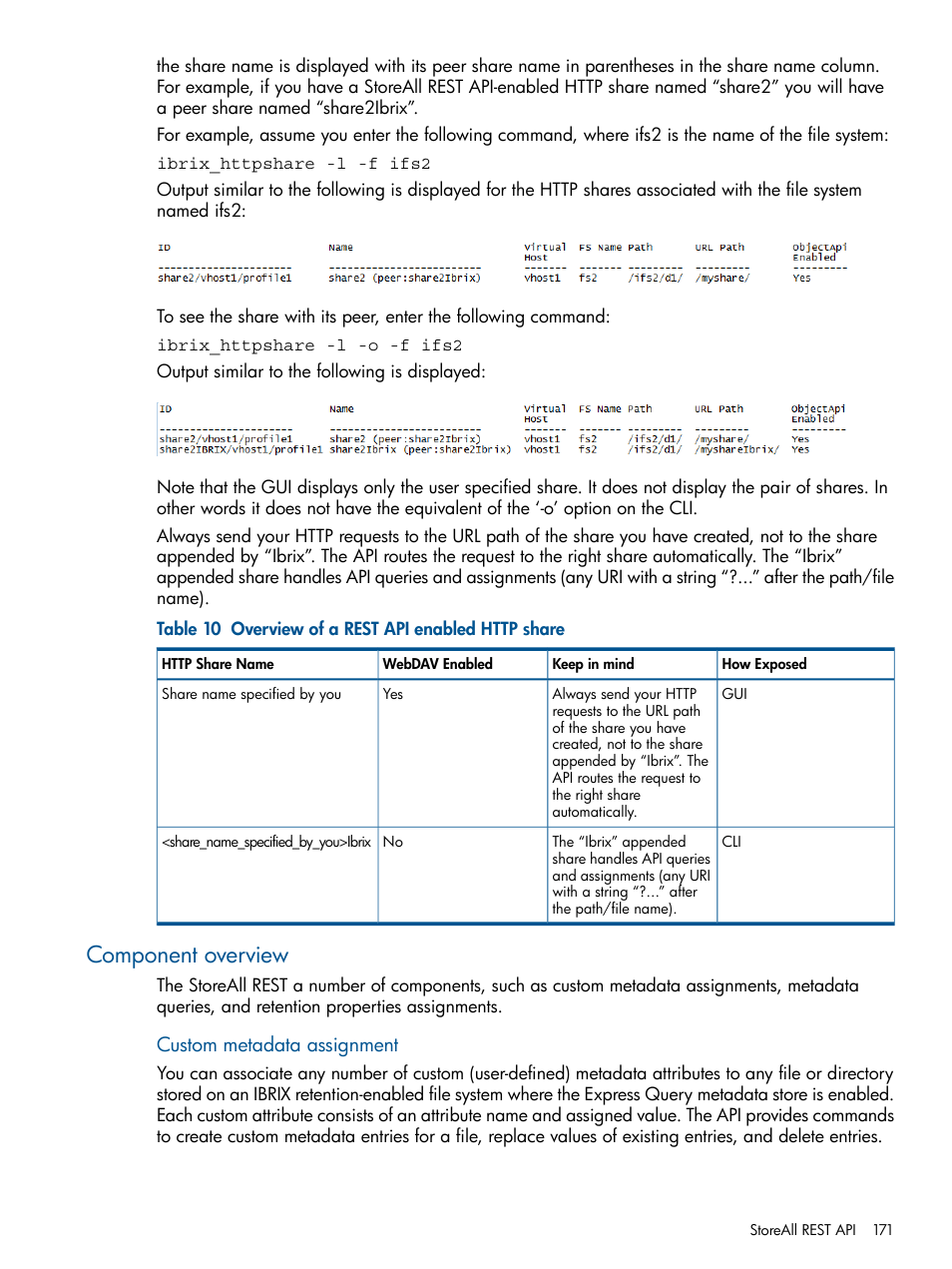 Component overview | HP StoreAll Storage User Manual | Page 171 / 254