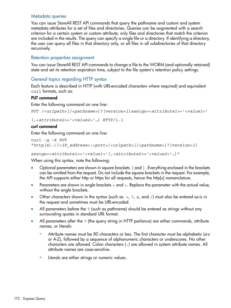 HP StoreAll Storage User Manual | Page 172 / 254