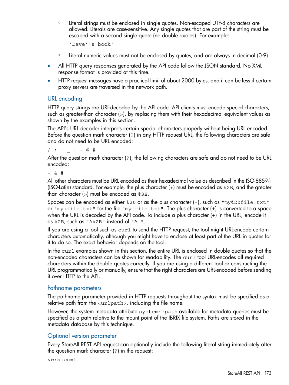 HP StoreAll Storage User Manual | Page 173 / 254