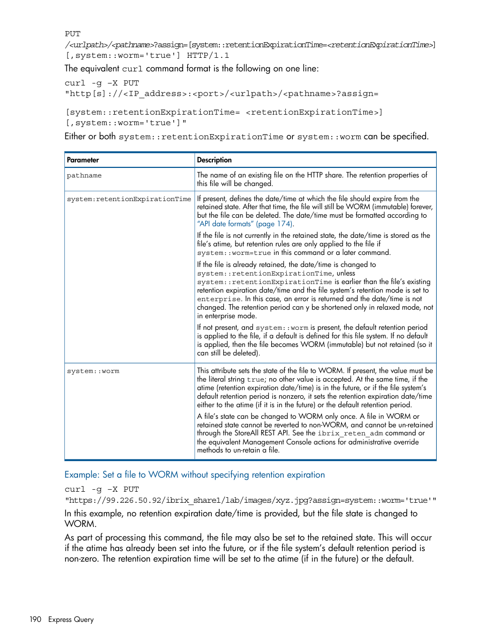 HP StoreAll Storage User Manual | Page 190 / 254