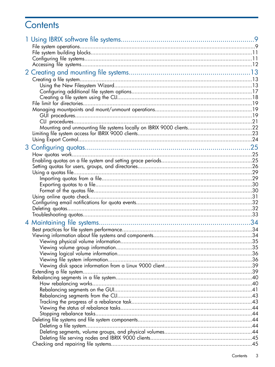 HP StoreAll Storage User Manual | Page 3 / 254