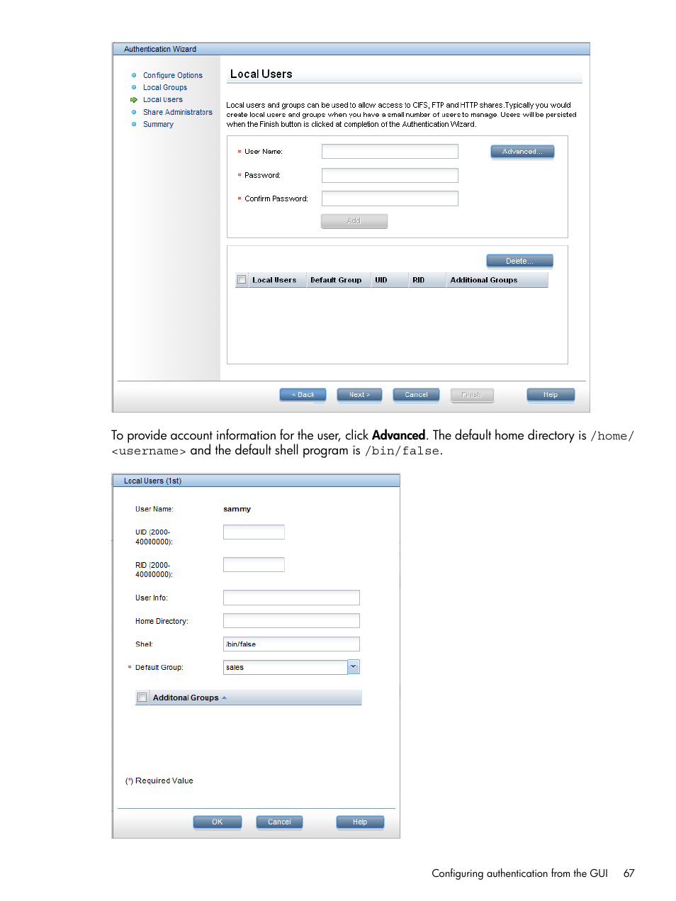 HP StoreAll Storage User Manual | Page 67 / 254
