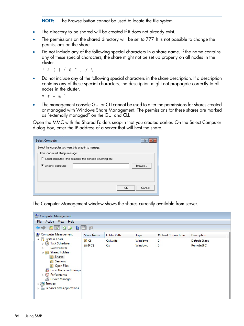 HP StoreAll Storage User Manual | Page 86 / 254