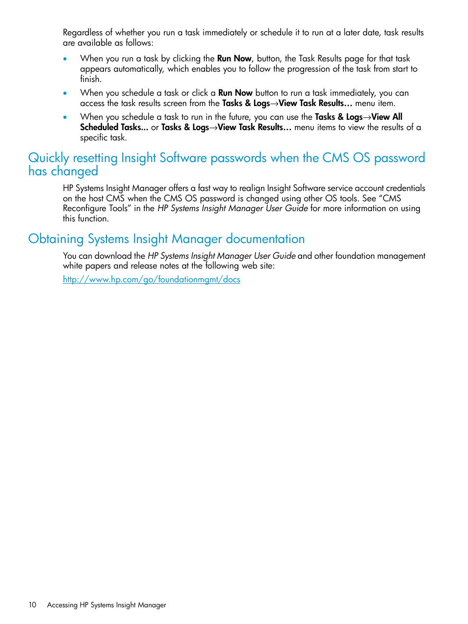 Obtaining systems insight manager documentation | HP Insight Control User Manual | Page 10 / 37