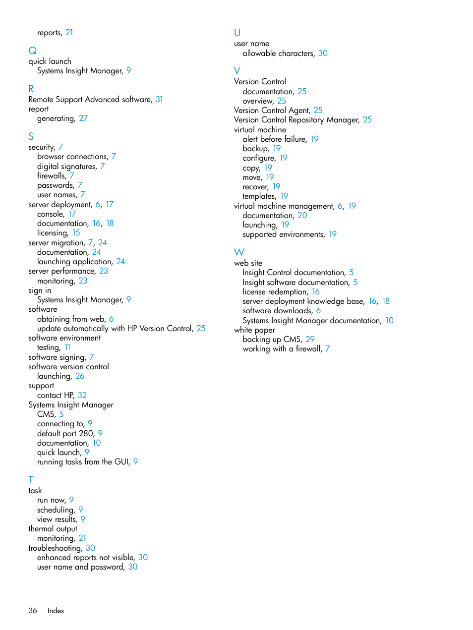 HP Insight Control User Manual | Page 36 / 37