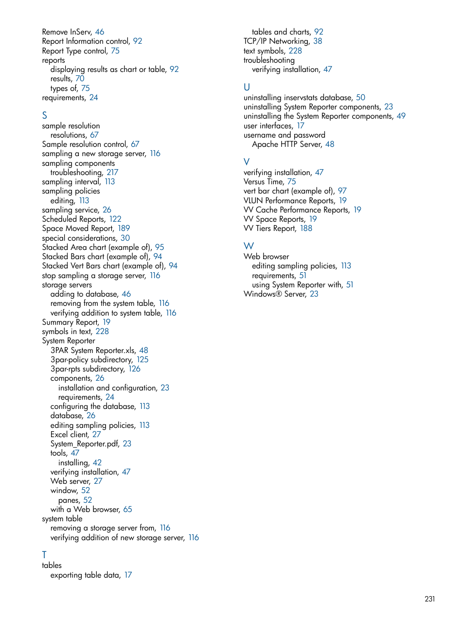 HP 3PAR StoreServ 7000 Storage User Manual | Page 231 / 231