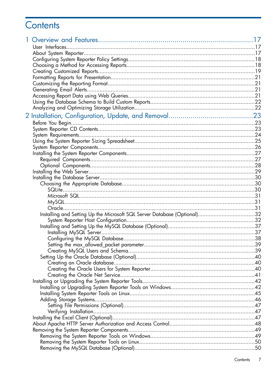 HP 3PAR StoreServ 7000 Storage User Manual | Page 7 / 231