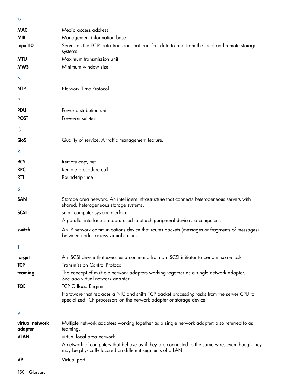 HP IP Distance Gateway User Manual | Page 150 / 153