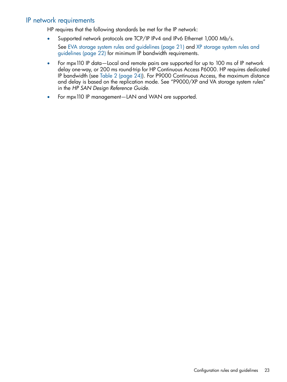 Ip network requirements | HP IP Distance Gateway User Manual | Page 23 / 153
