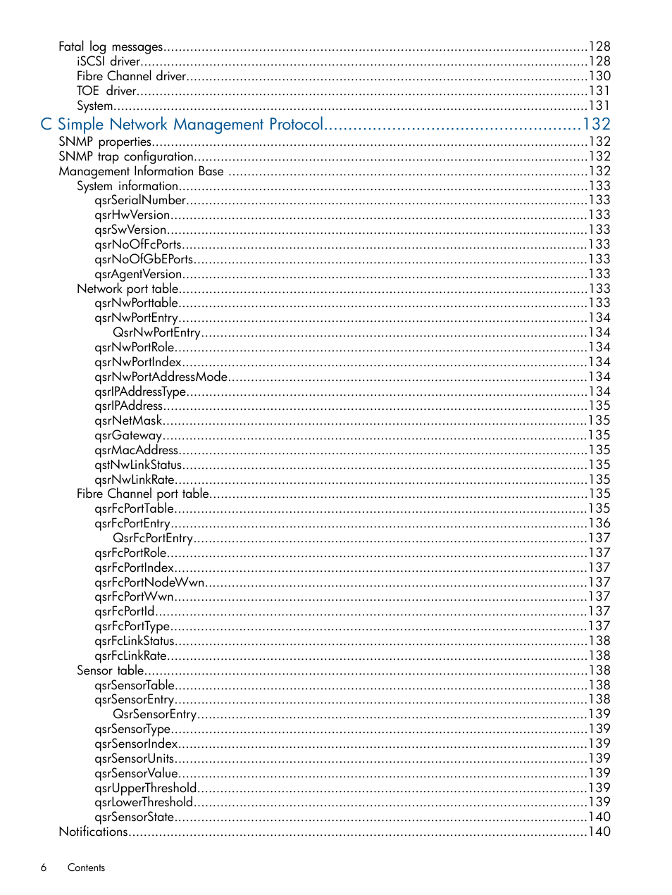 C simple network management protocol | HP IP Distance Gateway User Manual | Page 6 / 153