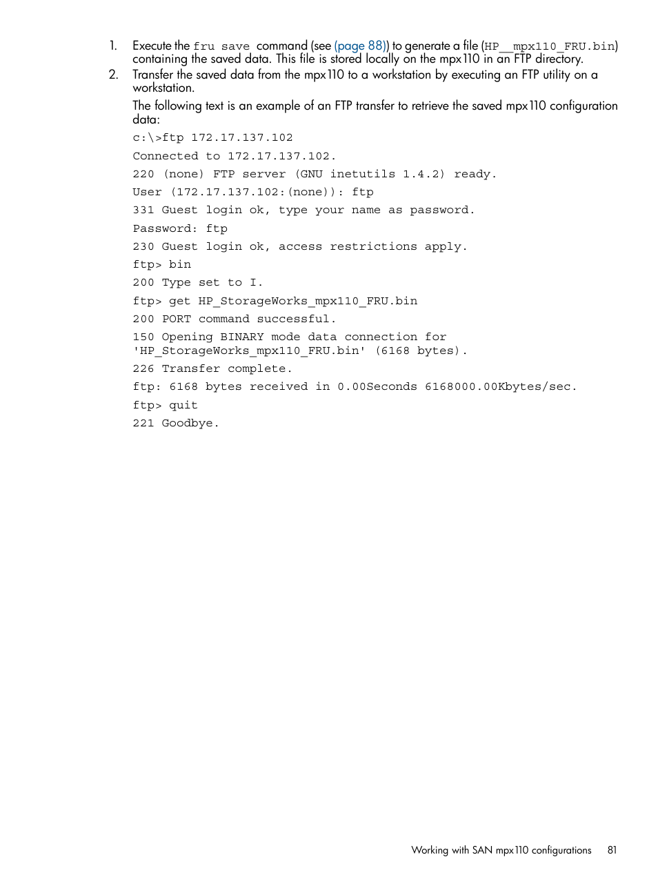 HP IP Distance Gateway User Manual | Page 81 / 153