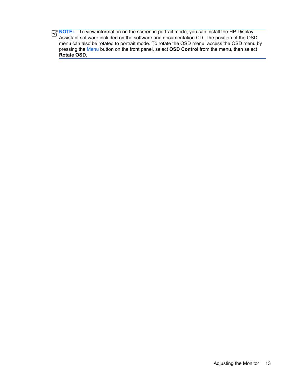 HP Z Display Z27i 27-inch IPS LED Backlit Monitor User Manual | Page 19 / 38