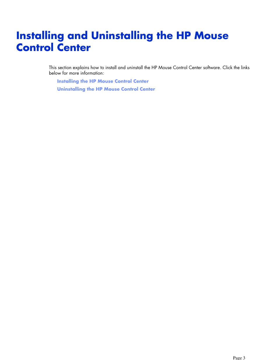 HP X7000 Wi-Fi Touch Mouse User Manual | Page 3 / 32