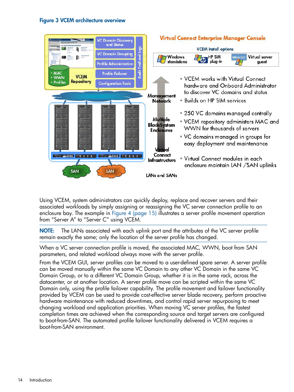 HP Virtual Connect Enterprise Manager Software User Manual | Page 14 / 159