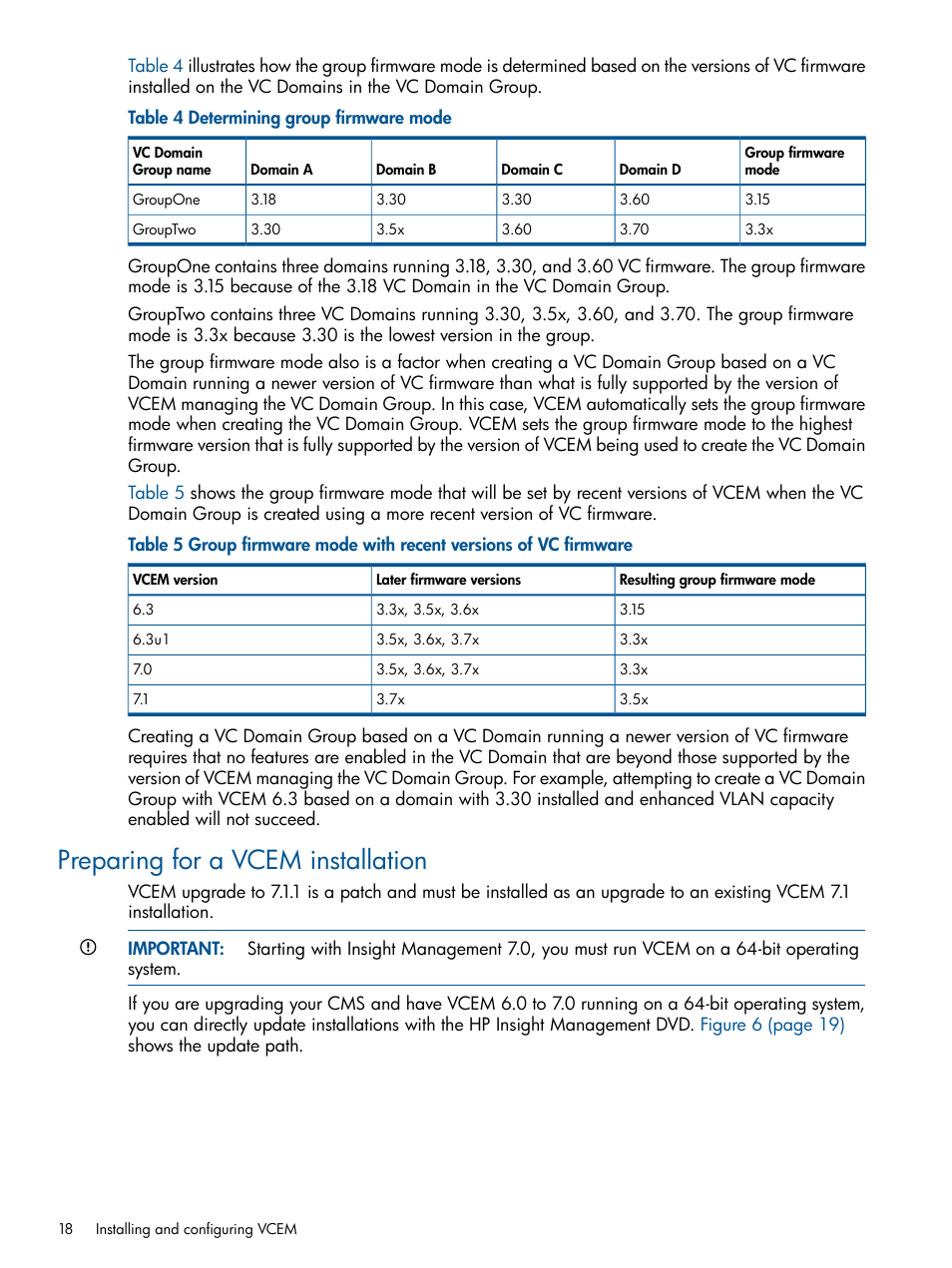 Preparing for a vcem installation | HP Virtual Connect Enterprise Manager Software User Manual | Page 18 / 159