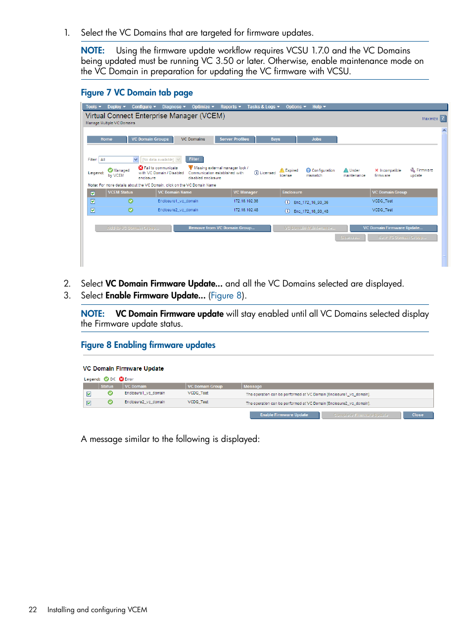 HP Virtual Connect Enterprise Manager Software User Manual | Page 22 / 159