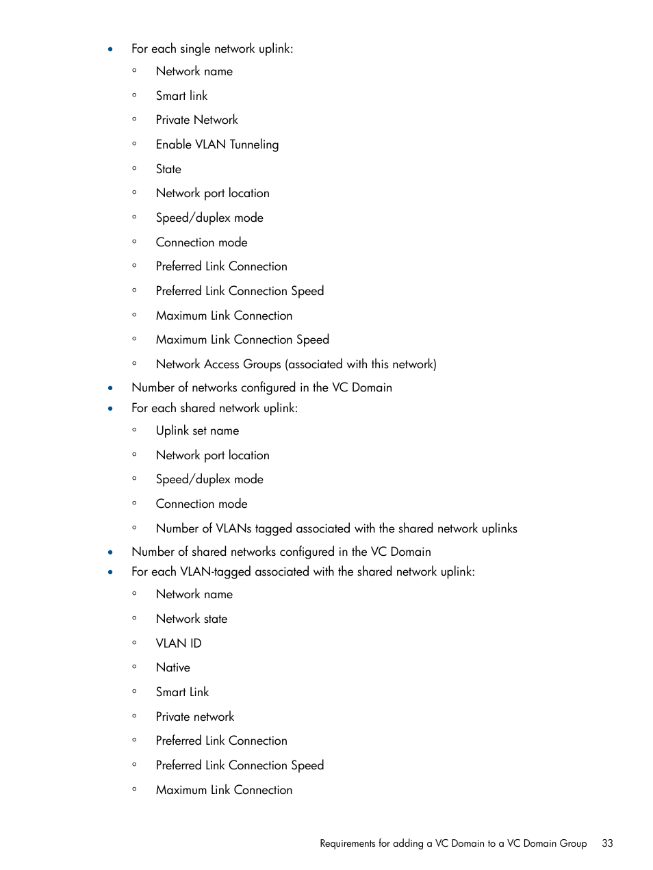 HP Virtual Connect Enterprise Manager Software User Manual | Page 33 / 159