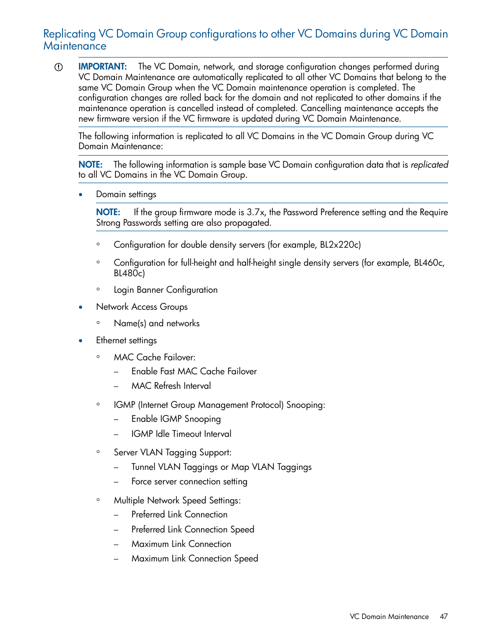 HP Virtual Connect Enterprise Manager Software User Manual | Page 47 / 159