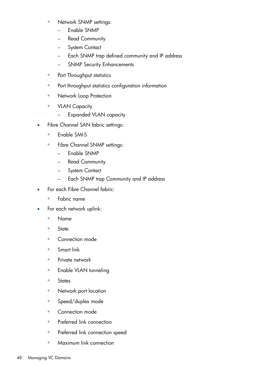 HP Virtual Connect Enterprise Manager Software User Manual | Page 48 / 159