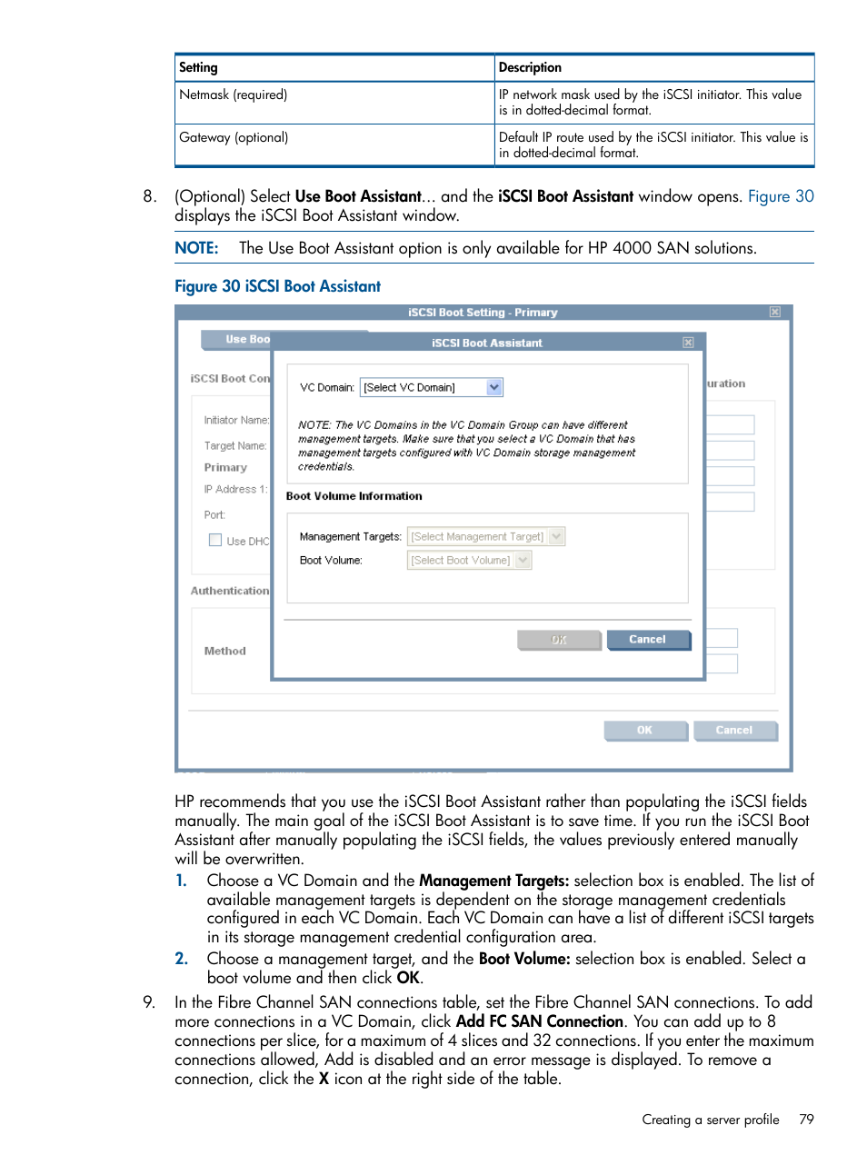 HP Virtual Connect Enterprise Manager Software User Manual | Page 79 / 159