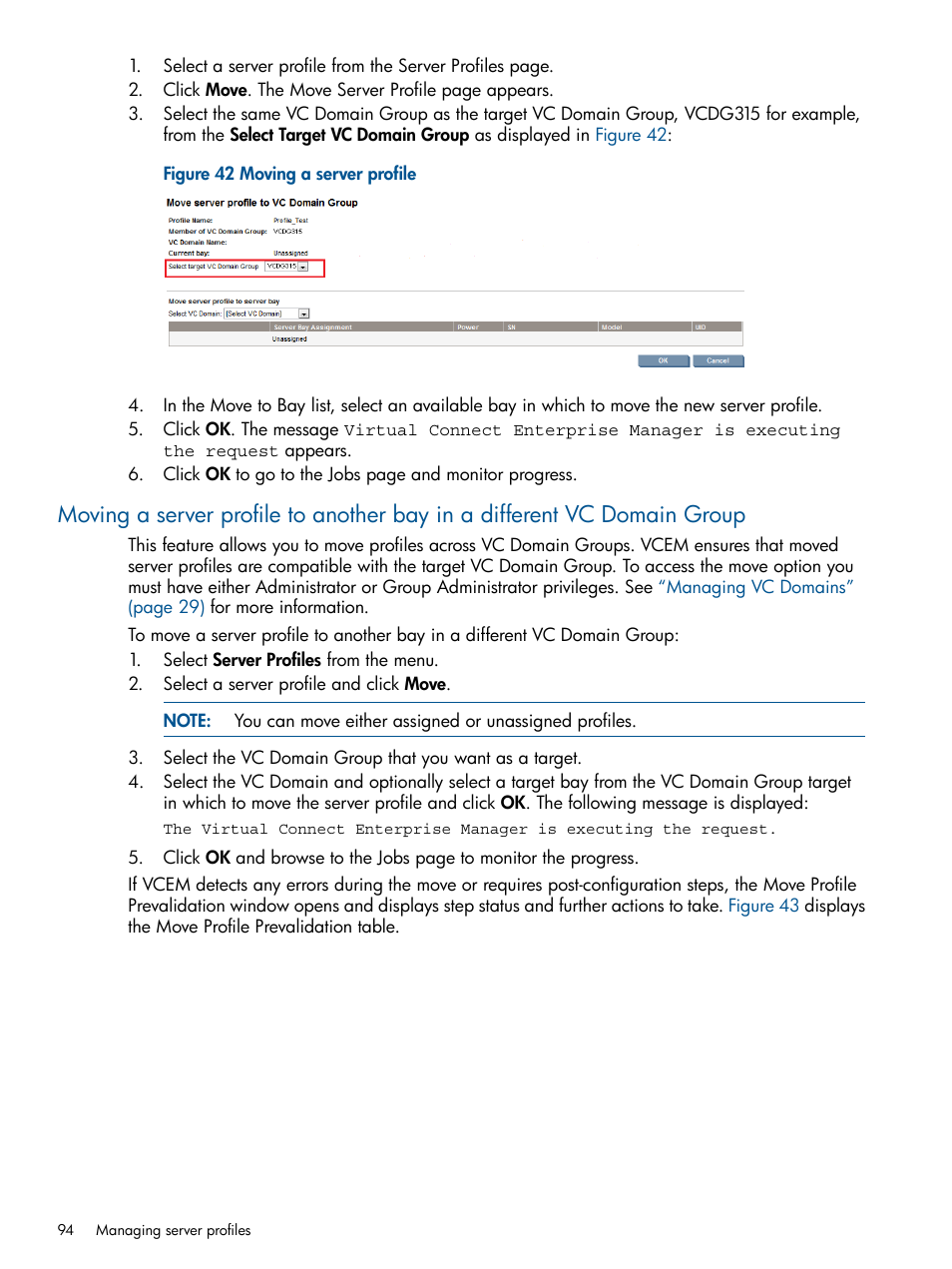 HP Virtual Connect Enterprise Manager Software User Manual | Page 94 / 159