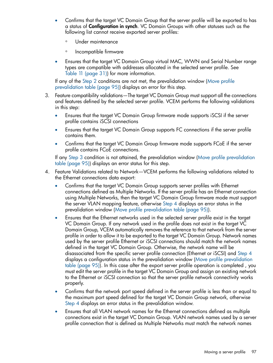 HP Virtual Connect Enterprise Manager Software User Manual | Page 97 / 159