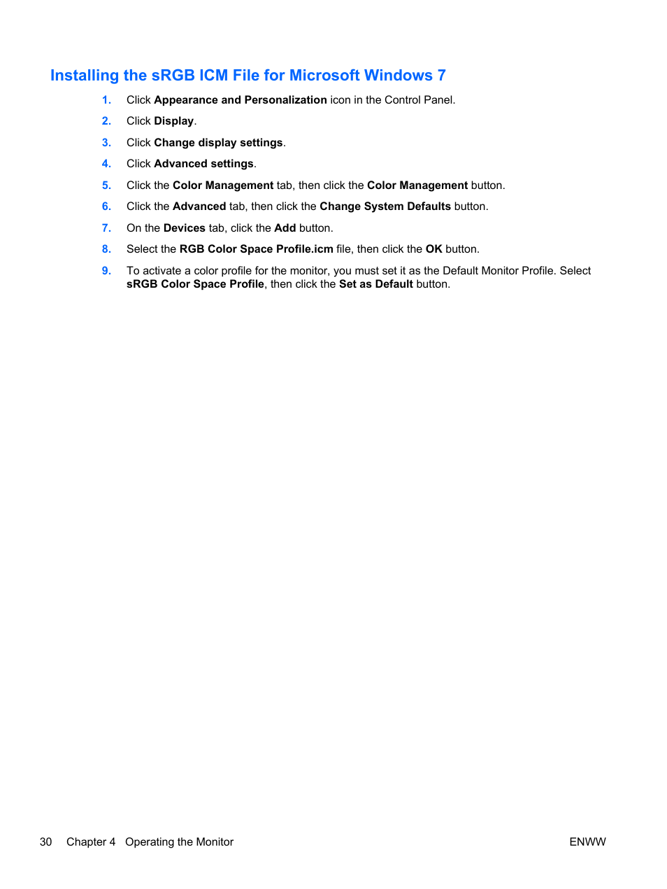 HP 2310t 23-inch Diagonal LCD Monitor User Manual | Page 38 / 50