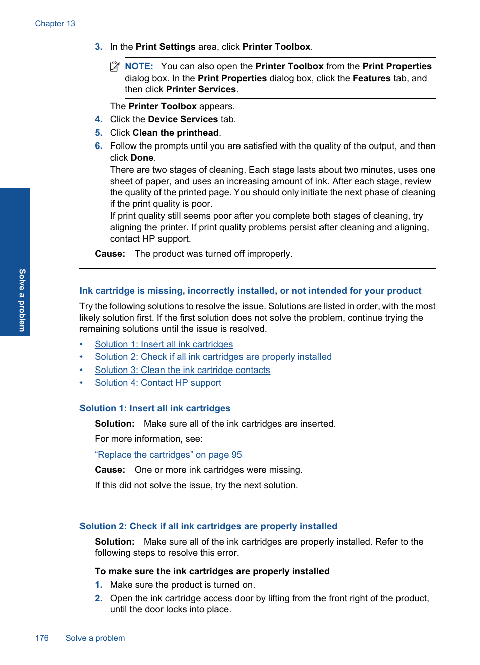 HP Photosmart Premium TouchSmart Web C309 User Manual | Page 179 / 209