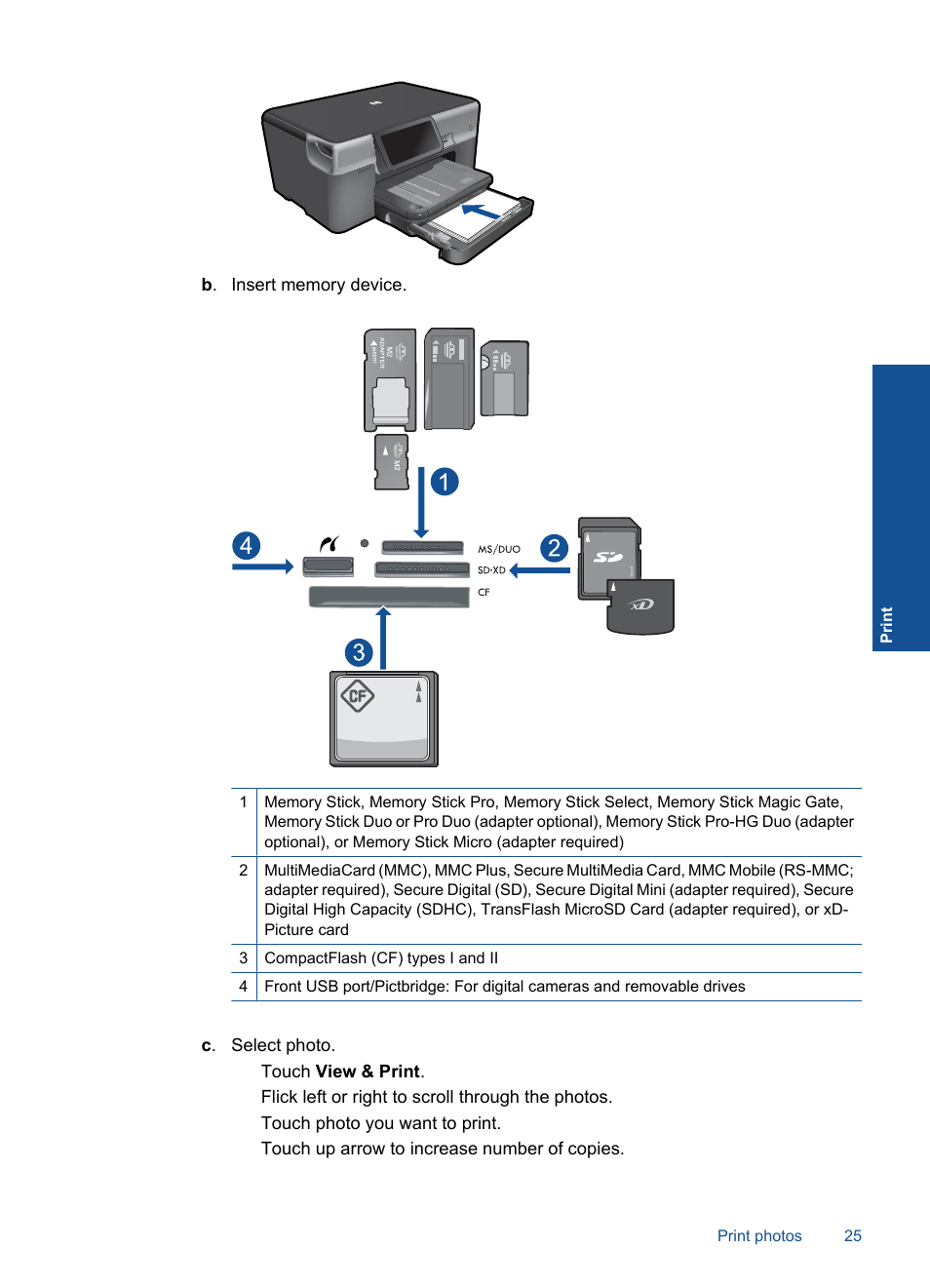 HP Photosmart Premium TouchSmart Web C309 User Manual | Page 28 / 209