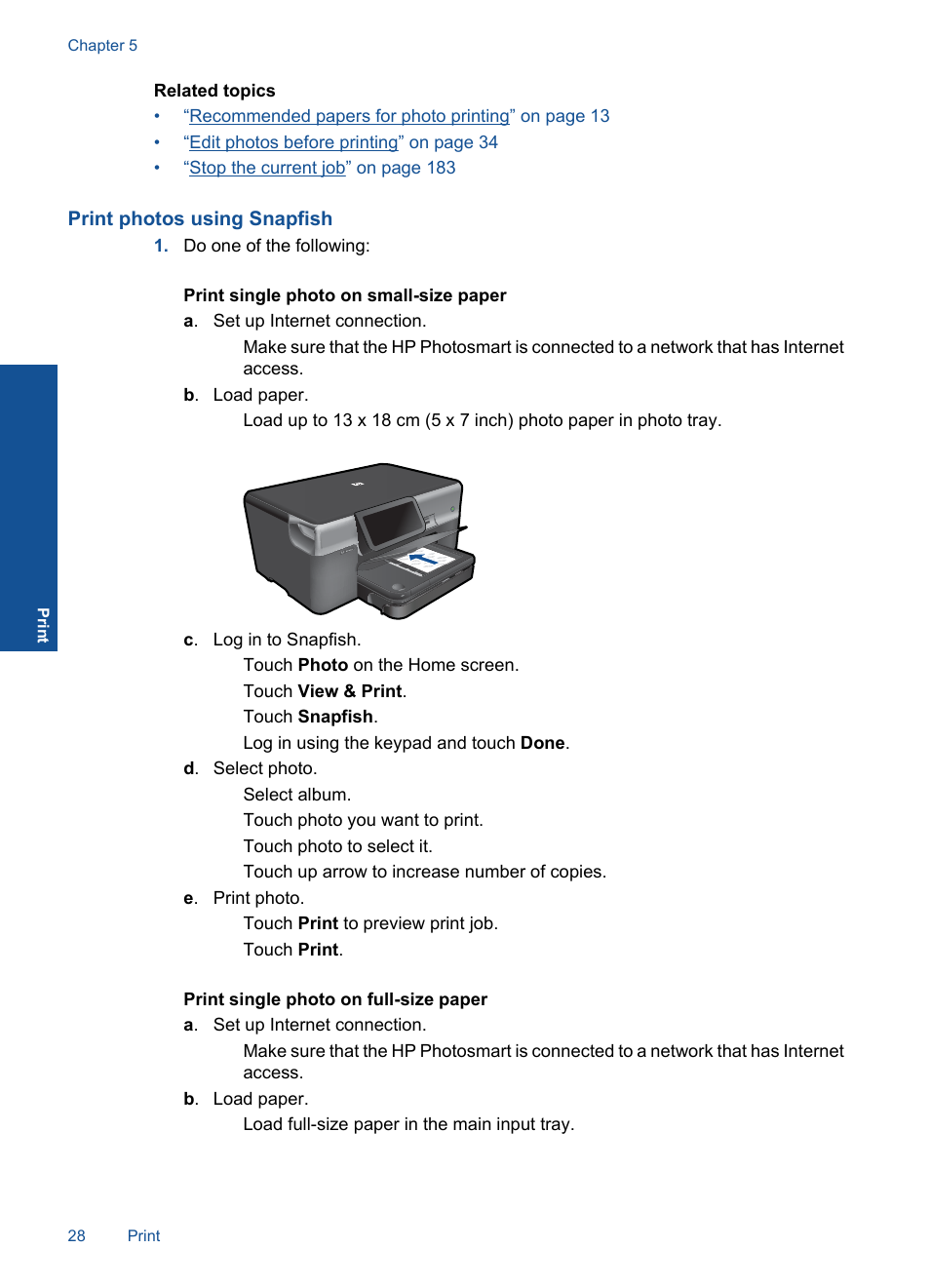 HP Photosmart Premium TouchSmart Web C309 User Manual | Page 31 / 209