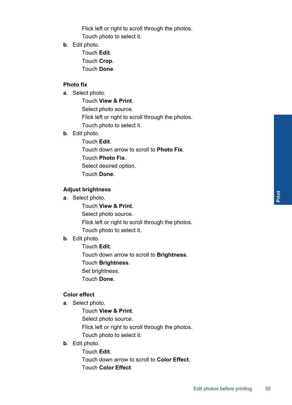 HP Photosmart Premium TouchSmart Web C309 User Manual | Page 38 / 209