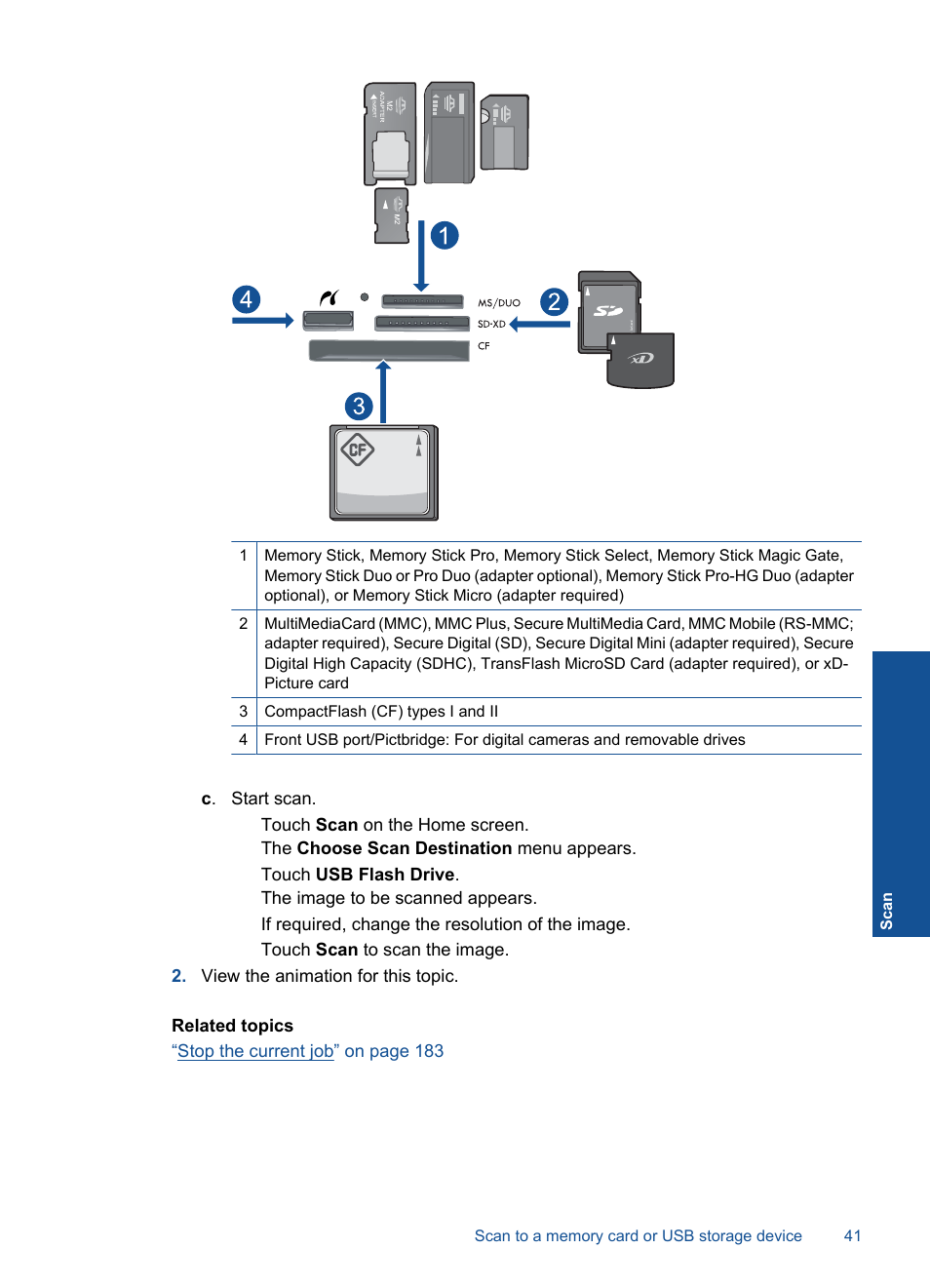 HP Photosmart Premium TouchSmart Web C309 User Manual | Page 44 / 209