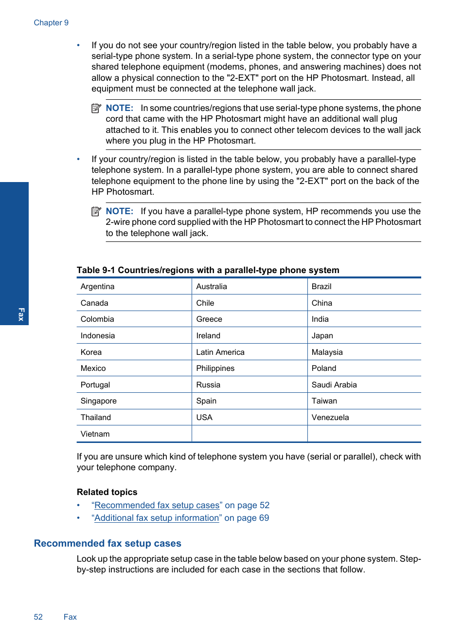 HP Photosmart Premium TouchSmart Web C309 User Manual | Page 55 / 209