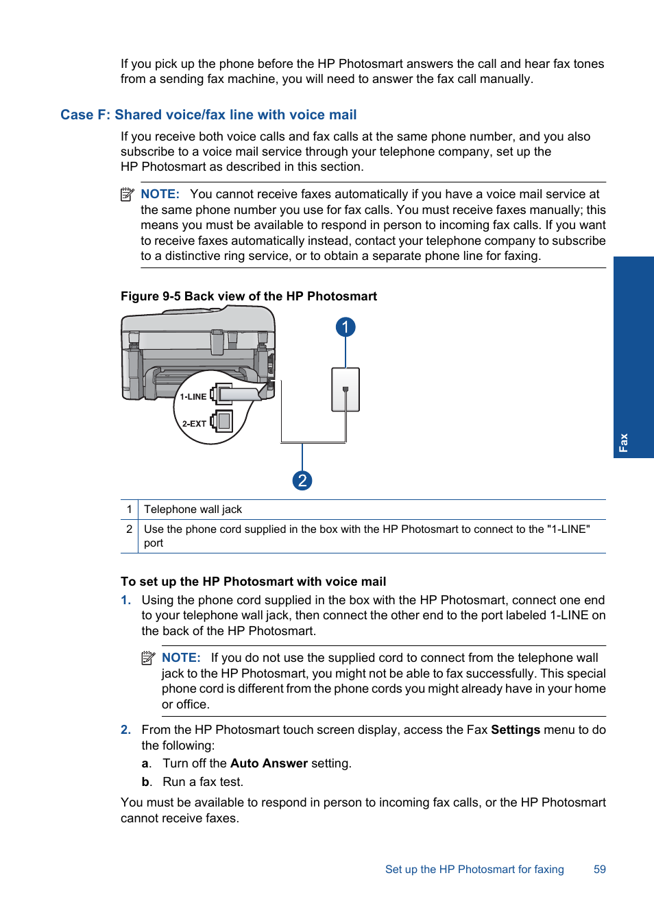 HP Photosmart Premium TouchSmart Web C309 User Manual | Page 62 / 209