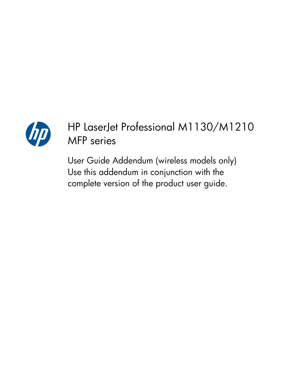 HP LaserJet Pro M1217nfw Multifunction Printer User Manual | Page 3 / 36