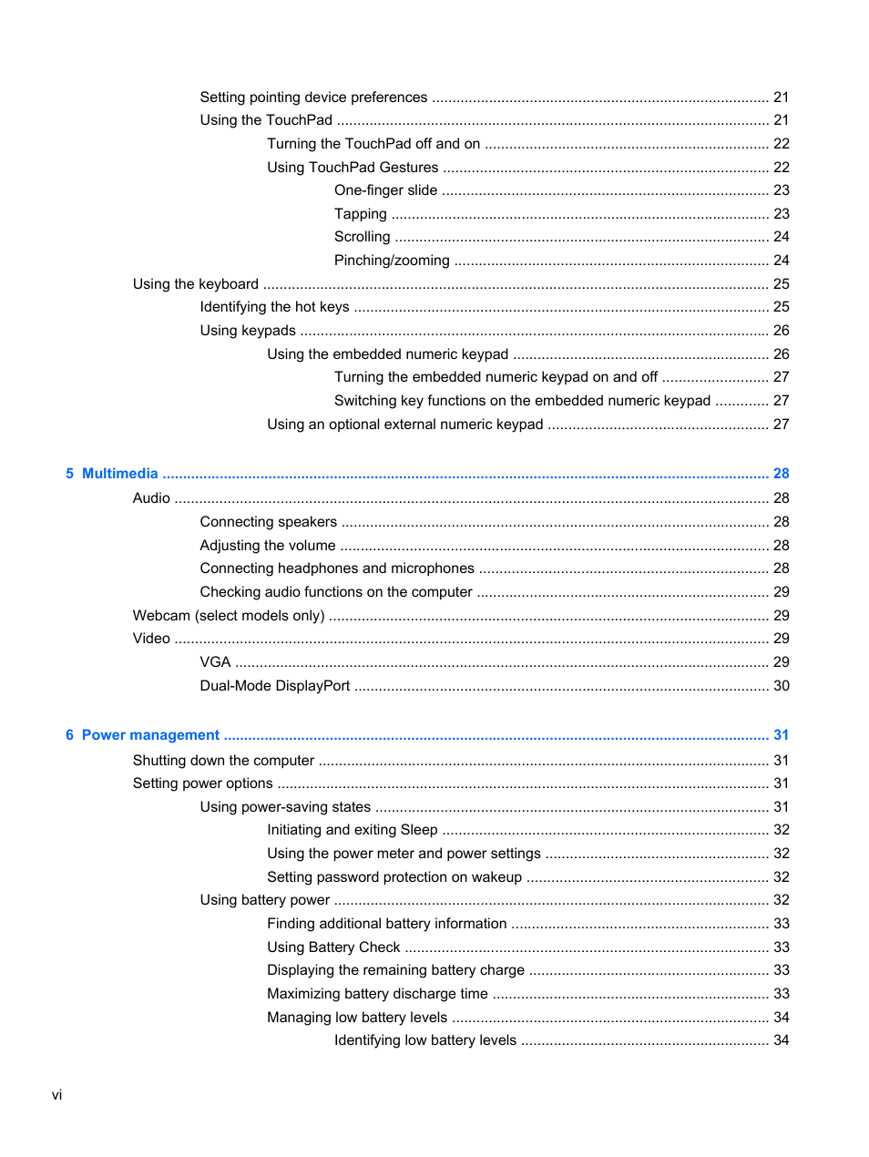 HP mt41 Mobile Thin Client User Manual | Page 6 / 90