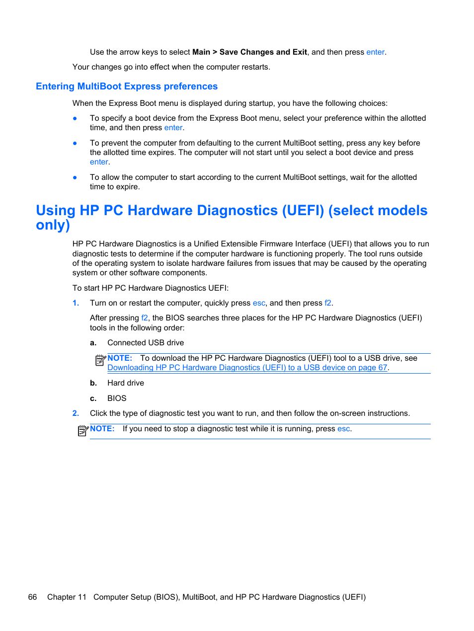 Entering multiboot express preferences | HP mt41 Mobile Thin Client User Manual | Page 76 / 90