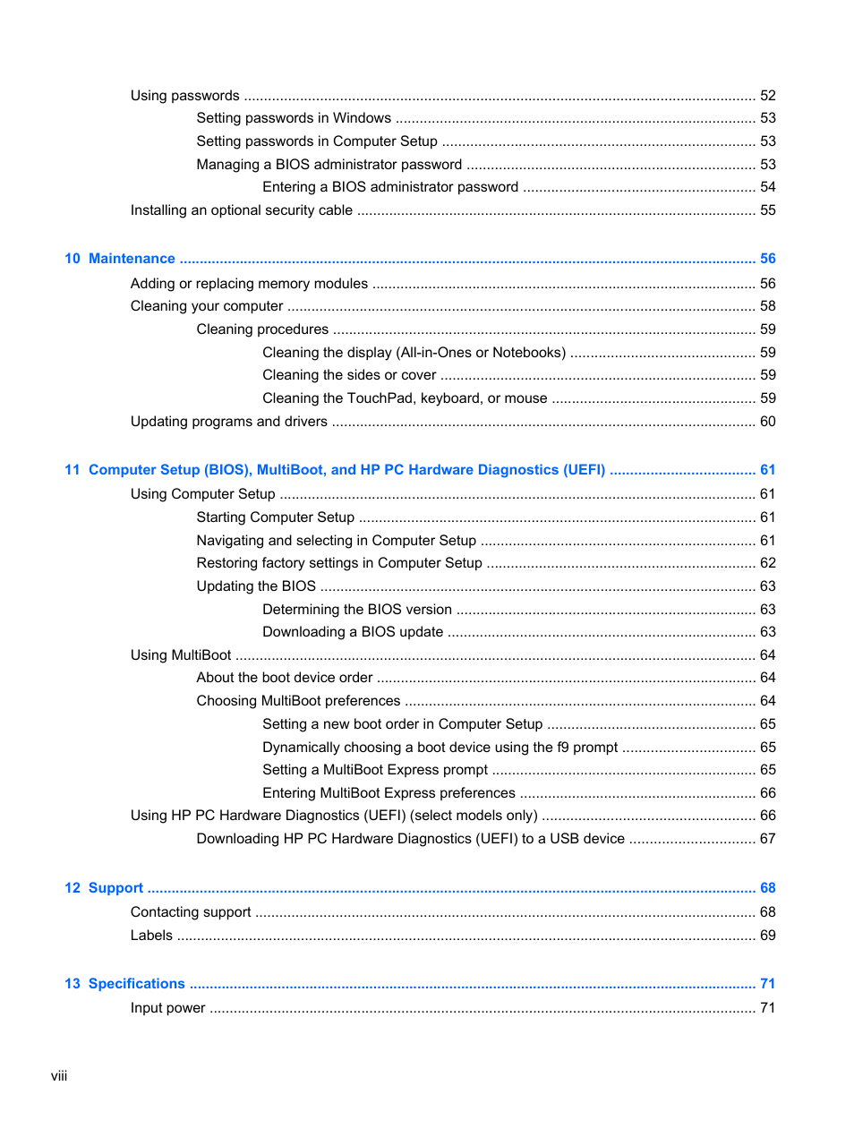 HP mt41 Mobile Thin Client User Manual | Page 8 / 90