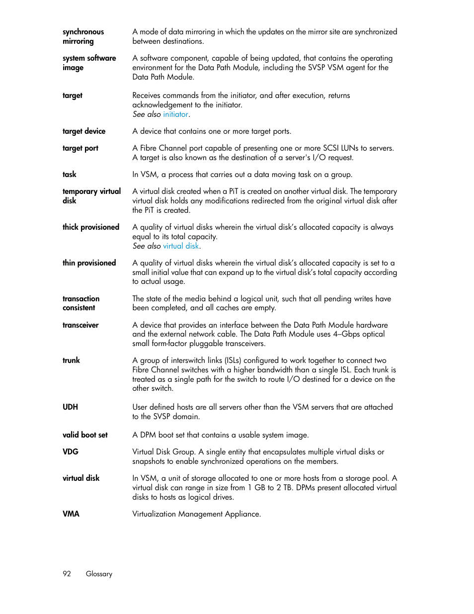 HP SAN Virtualization Services Platform User Manual | Page 92 / 94