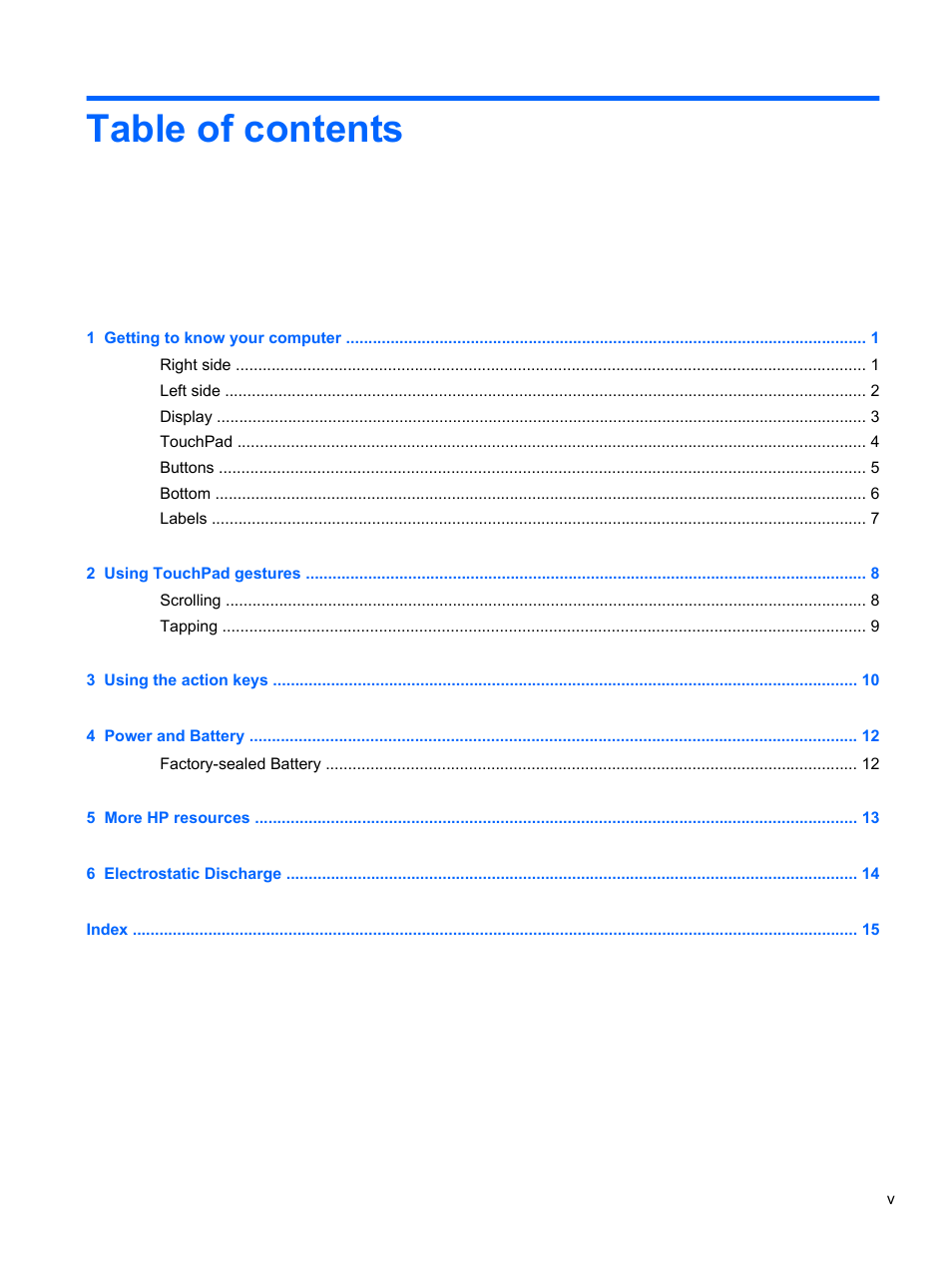 HP Chromebook 14-q063cl User Manual | Page 5 / 21