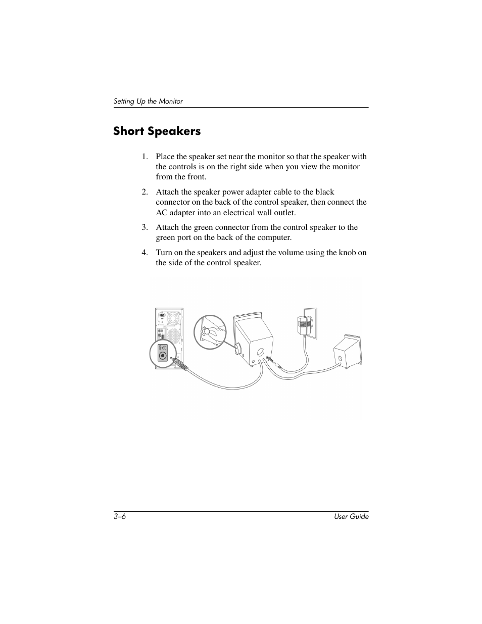 Short speakers | HP mx705 17 inch CRT Monitor User Manual | Page 16 / 44