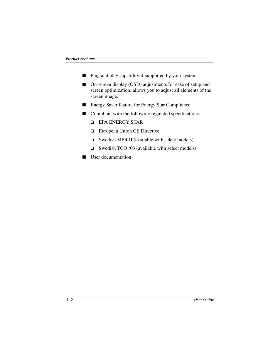 HP mx705 17 inch CRT Monitor User Manual | Page 6 / 44