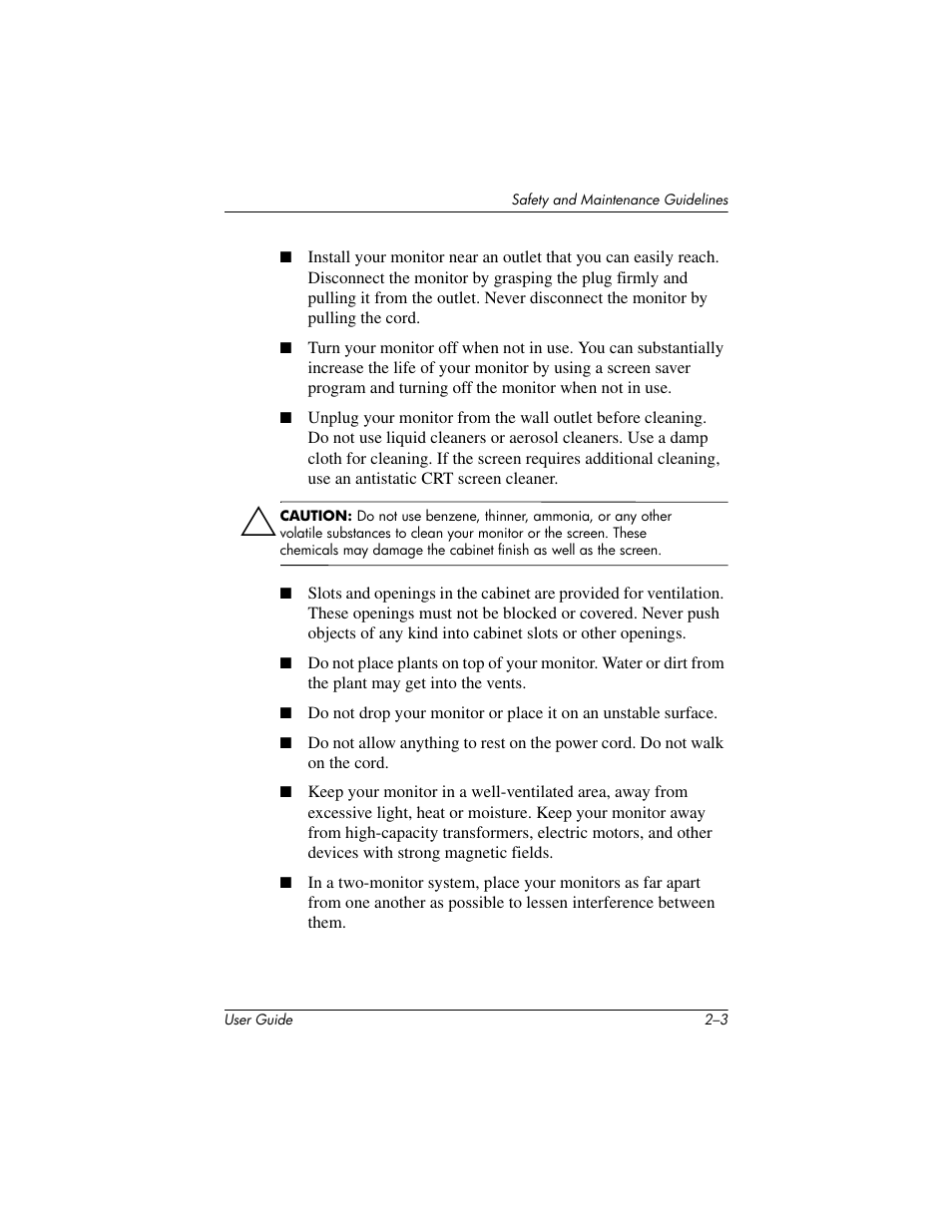 HP mx705 17 inch CRT Monitor User Manual | Page 9 / 44