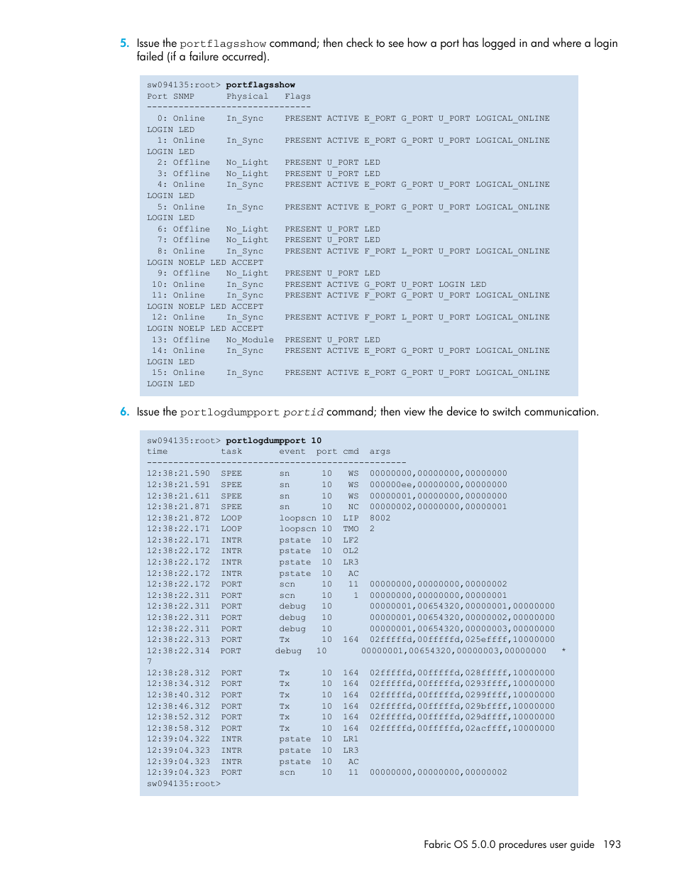 HP Brocade 4Gb SAN Switch for HP BladeSystem p-Class User Manual | Page 193 / 270