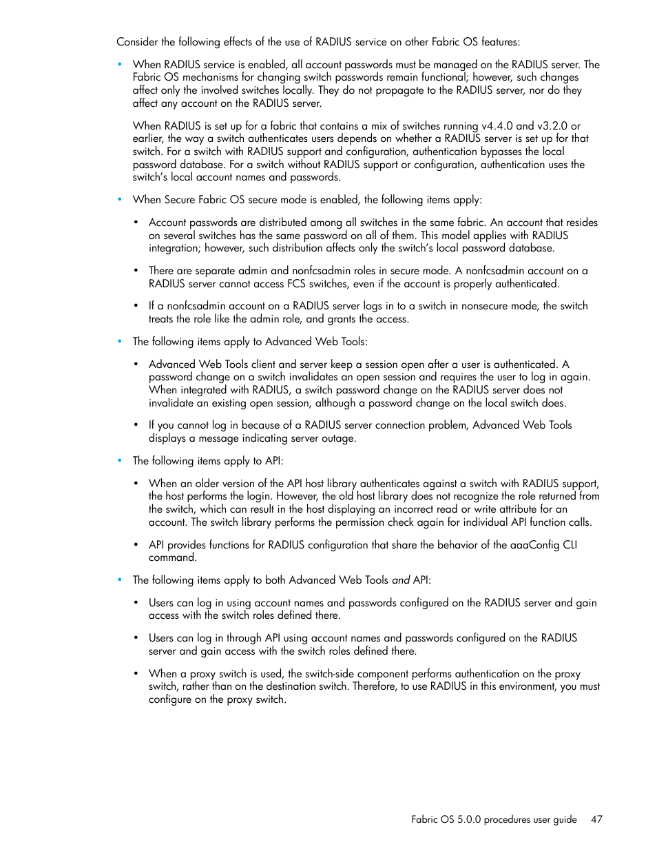 HP Brocade 4Gb SAN Switch for HP BladeSystem p-Class User Manual | Page 47 / 270