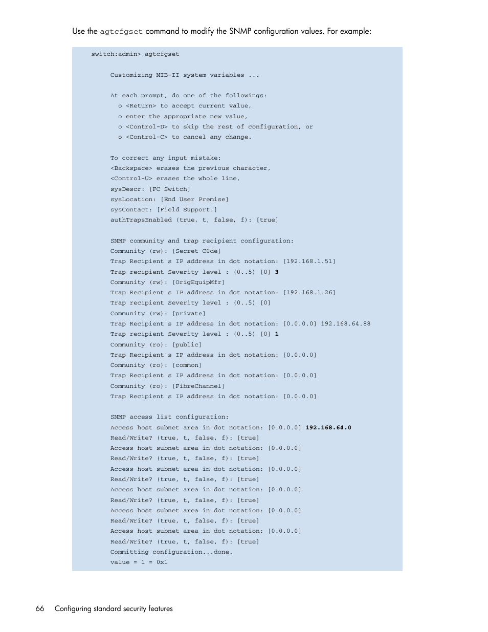 HP Brocade 4Gb SAN Switch for HP BladeSystem p-Class User Manual | Page 66 / 270