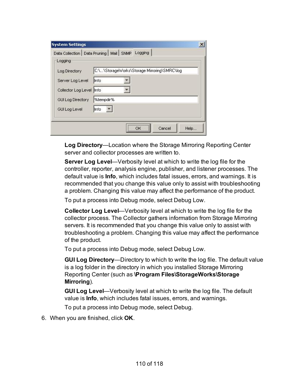 HP Storage Mirroring Software User Manual | Page 112 / 120