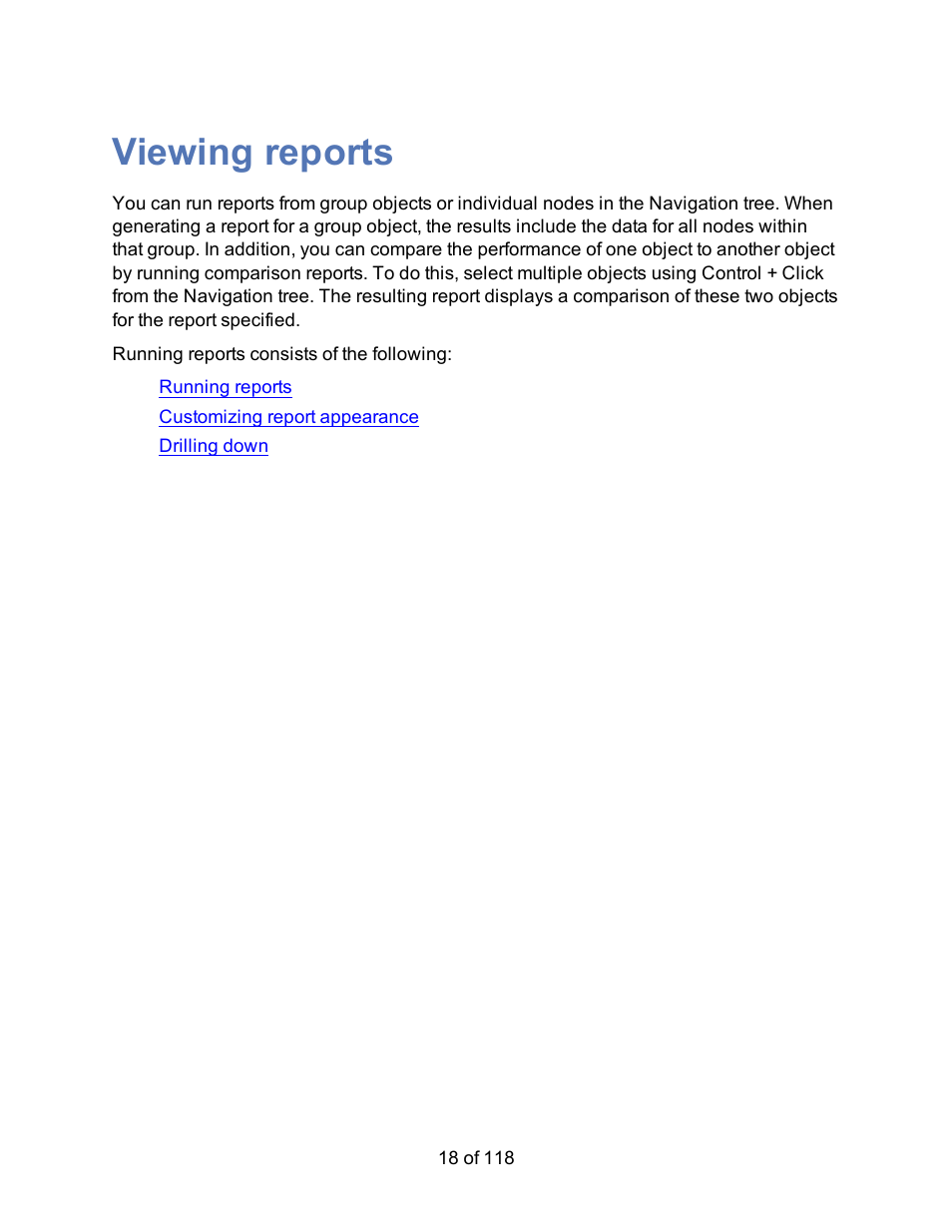 Viewing reports | HP Storage Mirroring Software User Manual | Page 20 / 120