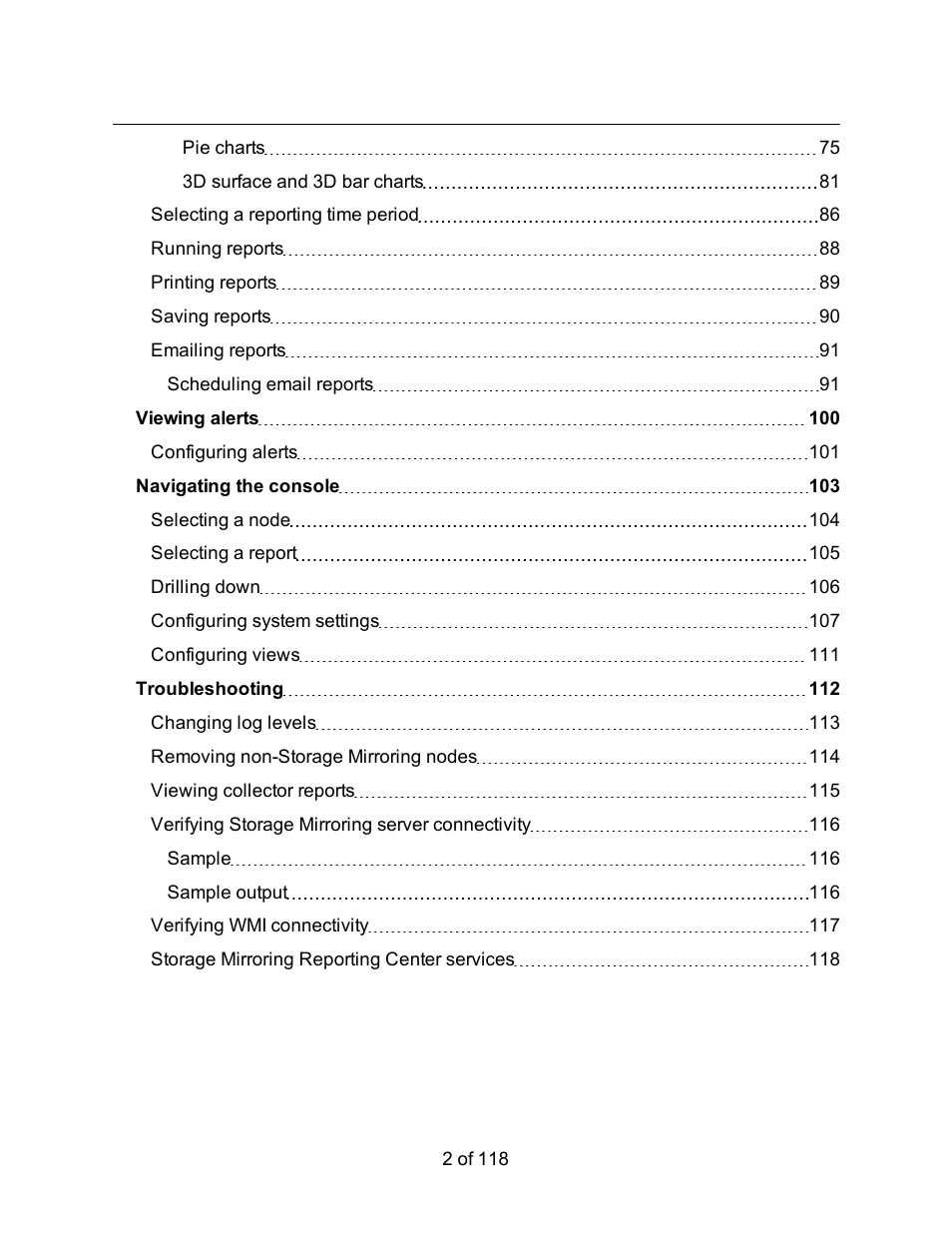 HP Storage Mirroring Software User Manual | Page 4 / 120