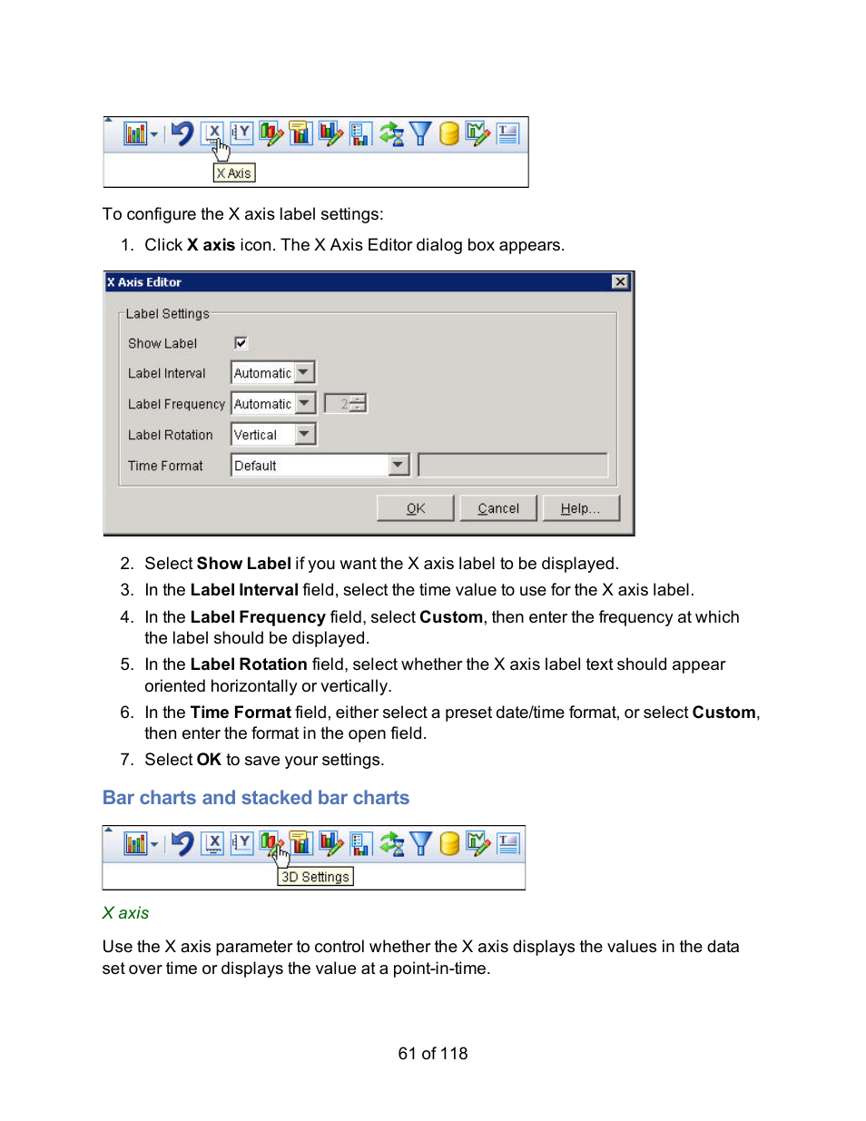 Bar charts and stacked bar charts | HP Storage Mirroring Software User Manual | Page 63 / 120